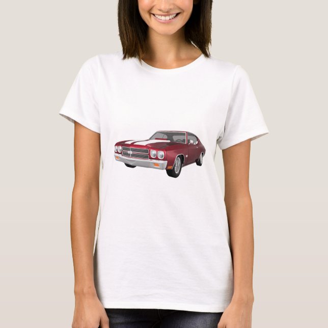 Camiseta Chevelle SS de 1970: Acabado de Apple de caramelo: (Anverso)