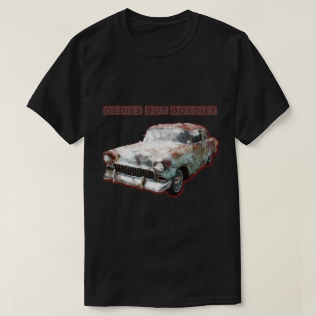Camiseta Chevrolet antiguo Chevrolet Bel Air 1955 (Diseño del anverso)