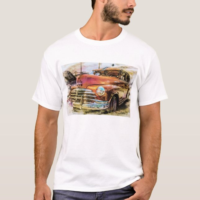 Camiseta Chevrolet antiguo Chevy Vintage Car (Anverso)