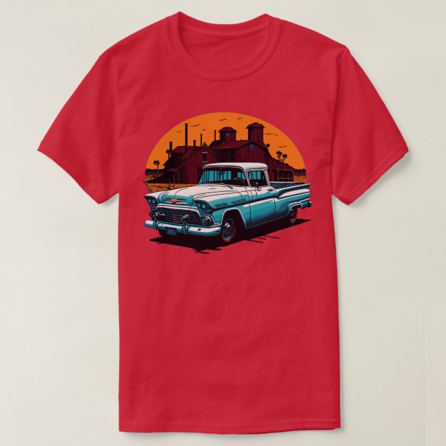 Camiseta Chevrolet Apache 3200 de 1959 (Diseño del anverso)