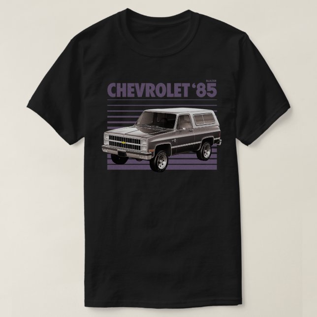 CAMISETA CHEVROLET BLAZER (Diseño del anverso)