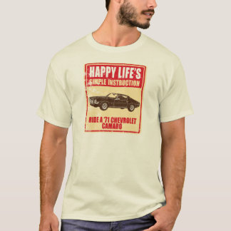 Camiseta Chevrolet Camaro 1971