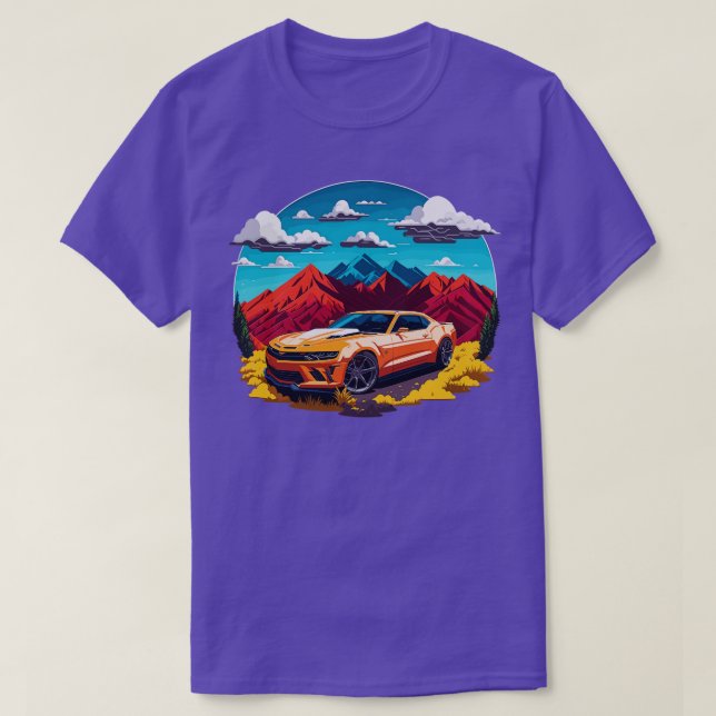 Camiseta Chevrolet Camaro 4 (Diseño del anverso)