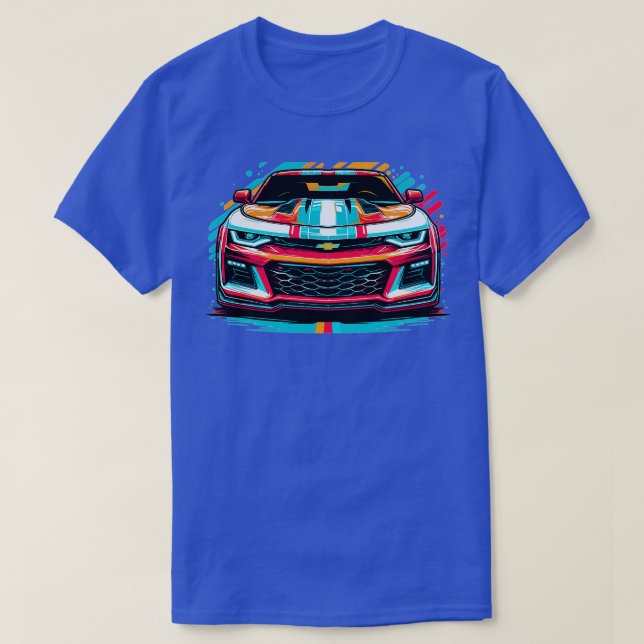 Camiseta Chevrolet Camaro 4 (Diseño del anverso)