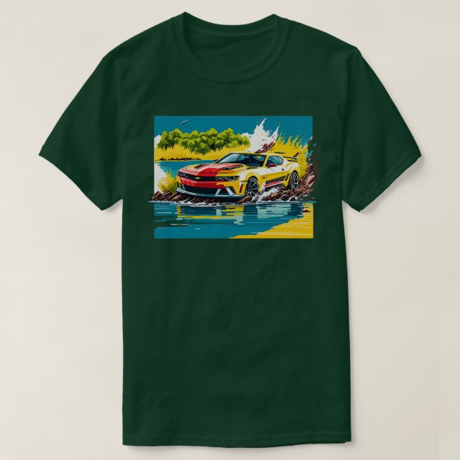 Camiseta Chevrolet Camaro 5 (Diseño del anverso)