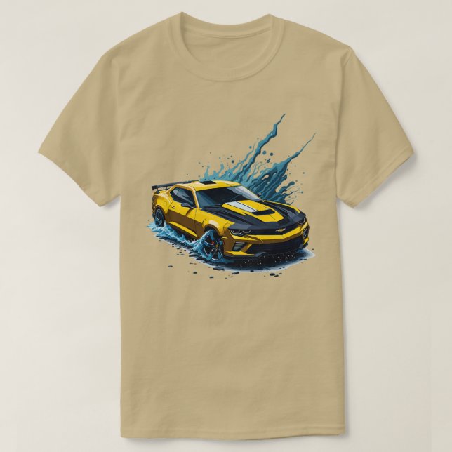 Camiseta Chevrolet Camaro 6 (Diseño del anverso)