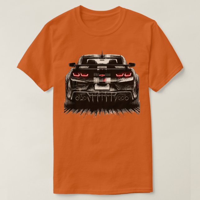 Camiseta Chevrolet Camaro 6 (Diseño del anverso)