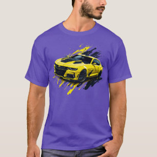 Camiseta Chevrolet Camaro Amarillo de Quinta Generación