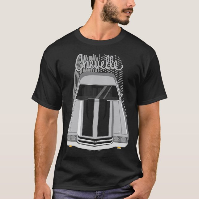 Camiseta Chevrolet Chevelle SS 1970 - silver T-Shirt (Anverso)