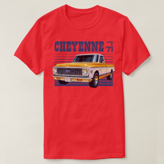 CAMISETA CHEVROLET CHEYENNE (Diseño del anverso)
