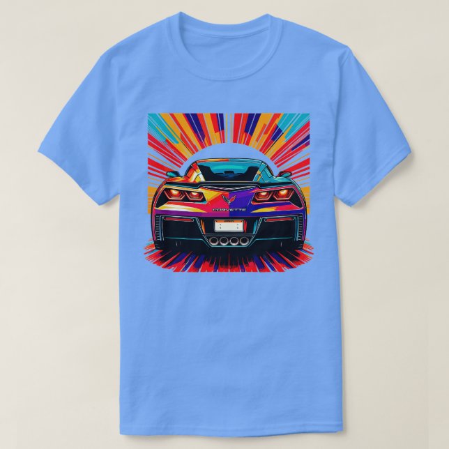 Camiseta Chevrolet Corvette 18 (Diseño del anverso)