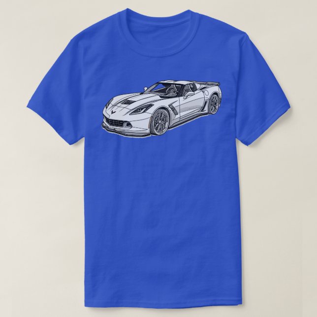 Camiseta Chevrolet Corvette 3 (Diseño del anverso)
