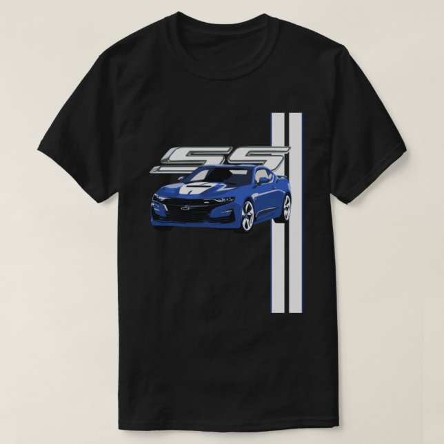 Camiseta Chevrolet Corvette camaro chevy ss super street bl (Diseño del anverso)