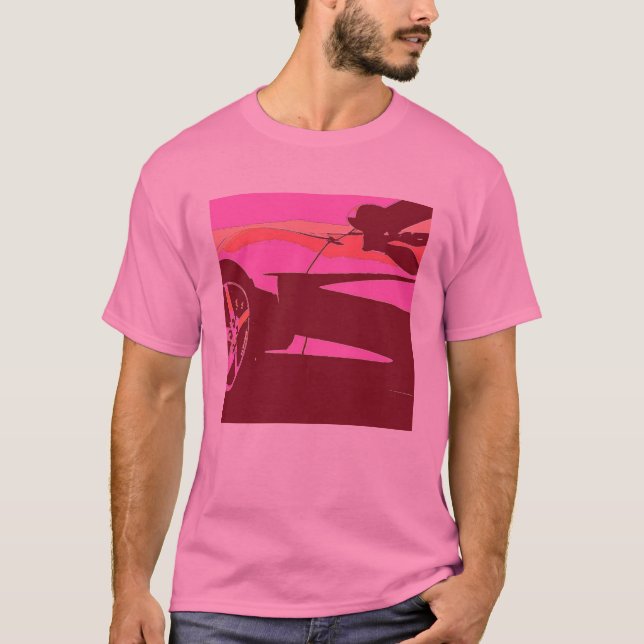 Camiseta Chevrolet Corvette Pop Art (Anverso)