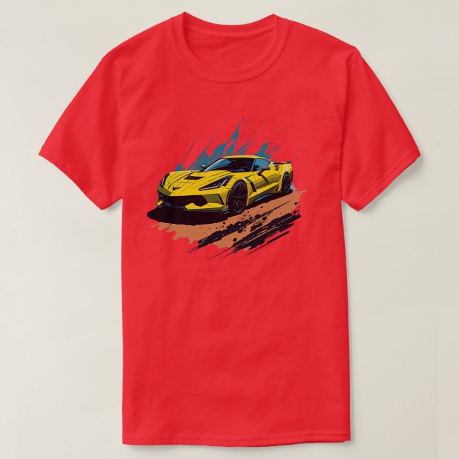Camiseta Chevrolet Corvette Stingray (Diseño del anverso)