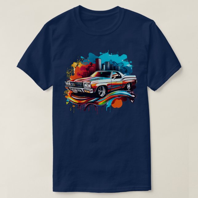 Camiseta Chevrolet El Camino 1973 1 (Diseño del anverso)