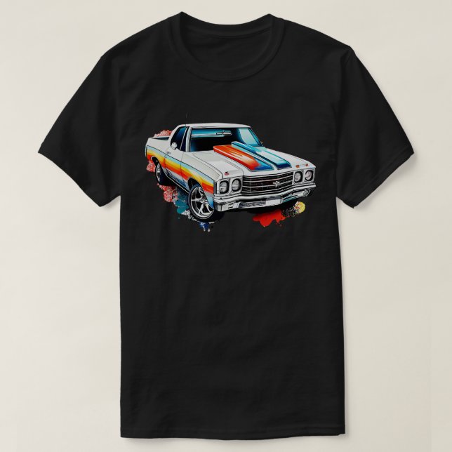 Camiseta Chevrolet El Camino 1973 2 (Diseño del anverso)
