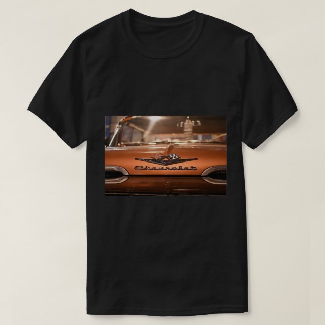 Camiseta Chevrolet Retro vagón vintage en Musk Chevvy (Diseño del anverso)