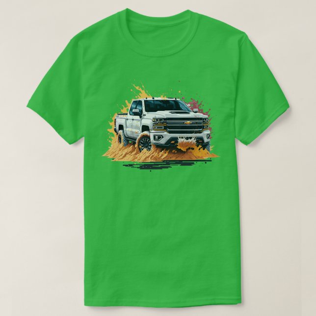 Camiseta Chevrolet Silverado (Diseño del anverso)