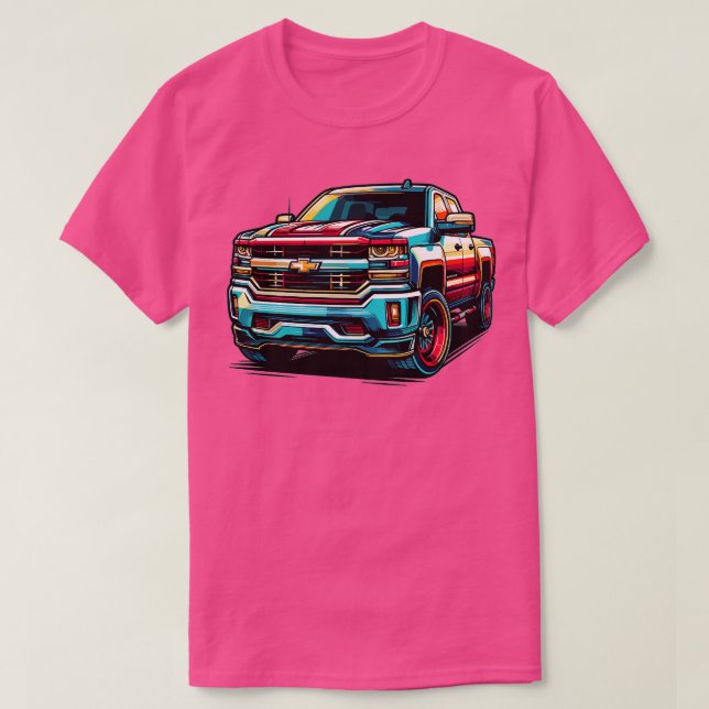 Camiseta Chevrolet Silverado 6 (Diseño del anverso)