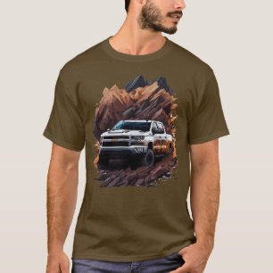 Camiseta Chevrolet Silverado fuera de la carretera