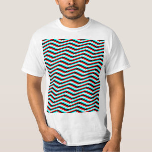 Camiseta Chevron Glitch