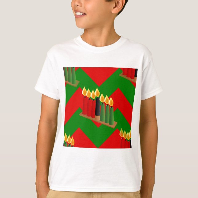 Camiseta chevron kwanzaa (Anverso)