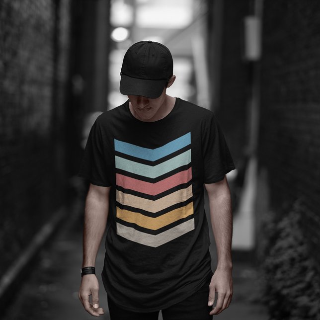Camiseta Chevron Retro (Subido por el creador)