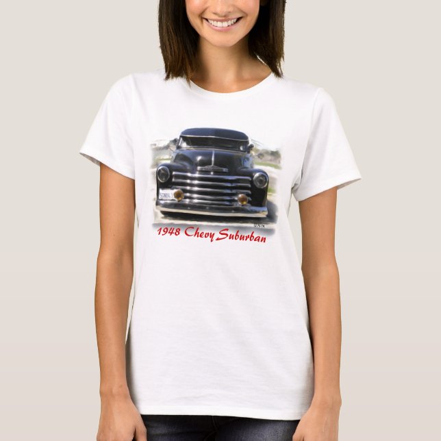 Camiseta Chevy 1948 suburbano (Anverso)