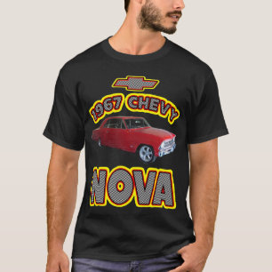 Camiseta Chevy 1967 de los hombres Nova