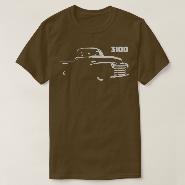 Camiseta Chevy 3100 Antigüedades de la década de 1950 Regal (Diseño del anverso)