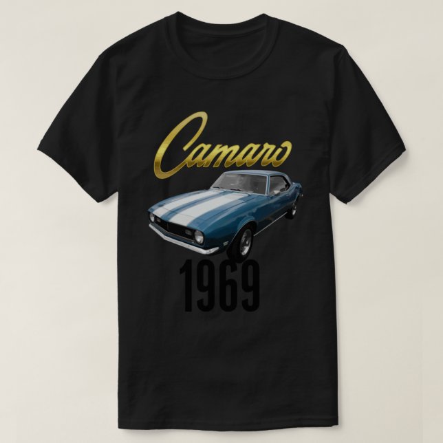 Camiseta Chevy Camaro 1969 Chevy Camaro Pace Car (Diseño del anverso)