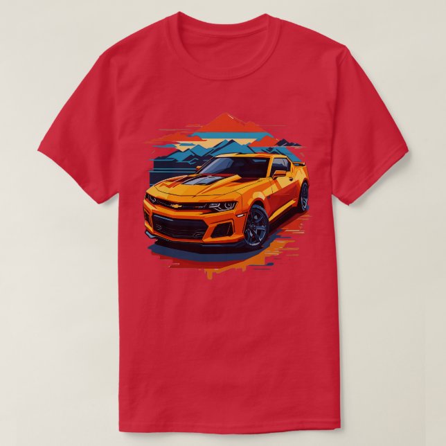 Camiseta Chevy Camaro Zl1 (Diseño del anverso)