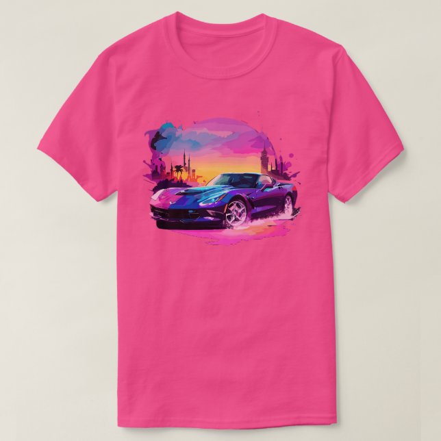 Camiseta Chevy Corvette (Diseño del anverso)