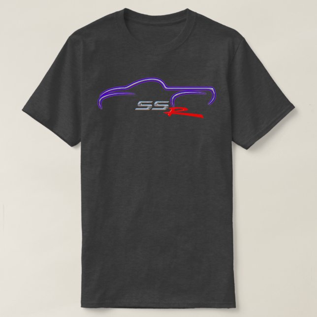 Camiseta Chevy SSR Ultra Violet Silhouette (Diseño del anverso)