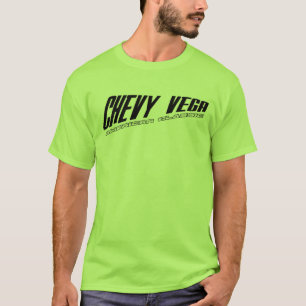 Camiseta Chevy Vega - obra clásica americana inclinada del