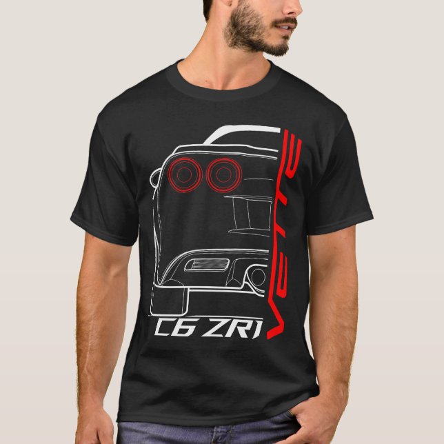 Camiseta Chevy Vette C6 ZR1 (Anverso)