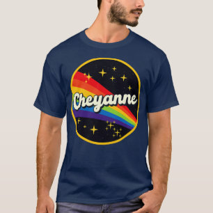 Camiseta Cheyanne Arcoiris En El Espacio Estilo Vintage