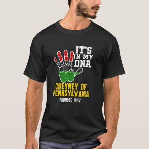 Camiseta Cheyney de Pensilvania, CUP, Diseño Souvenir HBC