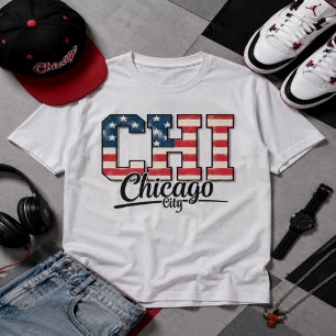 Camiseta CHI Chicago City Vintage Graphic