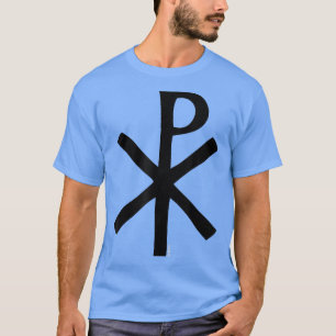 Camiseta Chi Rho, Chrismon, Christogram, Jesus Christ 