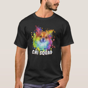 Camiseta Chi Squad Chihuahua Fur Mom Chiwawa Fur Dad Animal