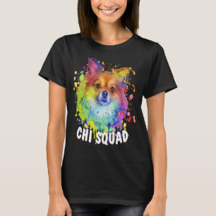 Camiseta Chi Squad Chihuahua Fur Mom Chiwawa Fur Dad Animal