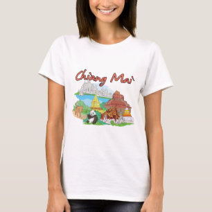 Camiseta Chiang Mai, ciudad famosa de Tailandia