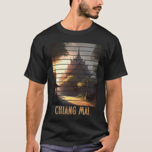 Camiseta Chiang Mai Tailandia, mochilero y nómada digital