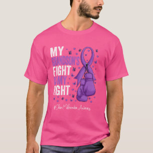 Camiseta Chiari Malformation Awarene, nieto de cinta morada