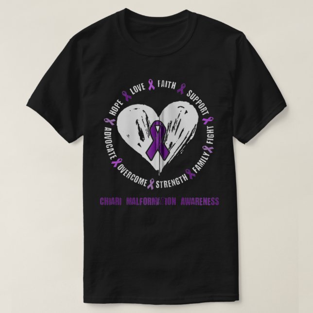 Camiseta Chiari Malformation Awareness Arnold Chiari Malfor (Diseño del anverso)