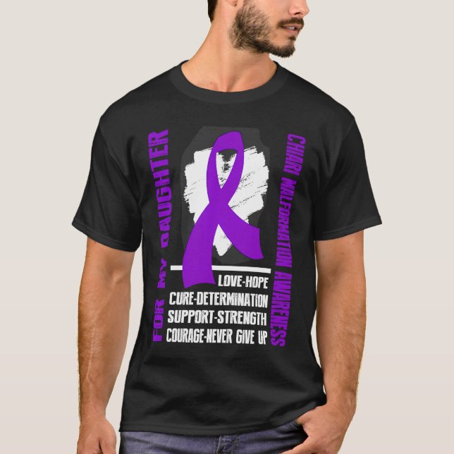 Camiseta CHIARI MALFORMATION Awareness For my daughter (Anverso)