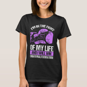 Camiseta Chiari Malformation Awareness Win Cinta púrpura