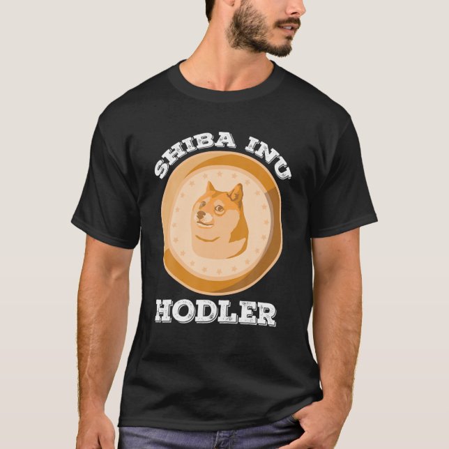 Camiseta Chiba Inu Hodler Crypto Token Coin Cryptocurrency (Anverso)